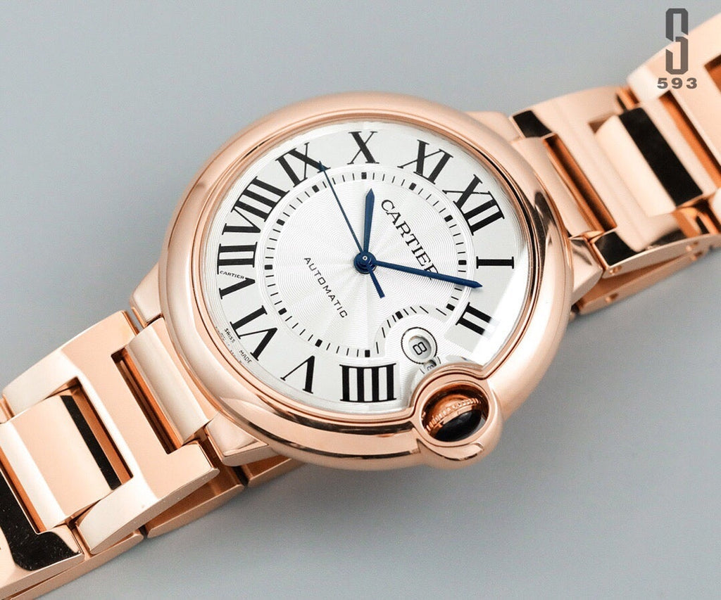 BALLON BLEU DATE ROSE GOLD WHITE DIAL