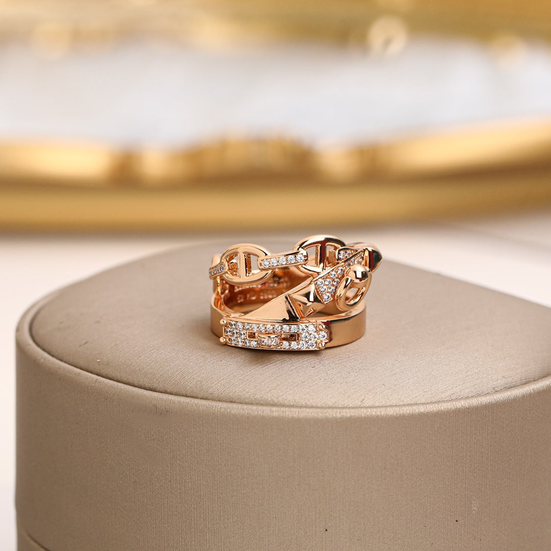 ALCHIMIE KELLY RING PINK GOLD DIAMOND