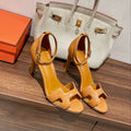 PREMIERE 105 SANDAL IN PEANUT BROWN CALFSKIN