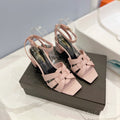 SL TRIBUTE SANDAL PASTEL PINK CALFSKIN