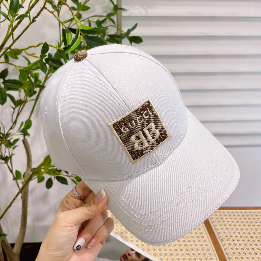 BASEBALL HAT IN WHITE JACQUARD FABRIC 219954