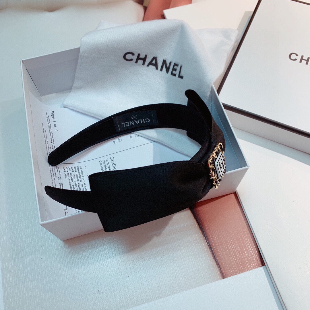 BLACK SILK HAIRBAND 832201
