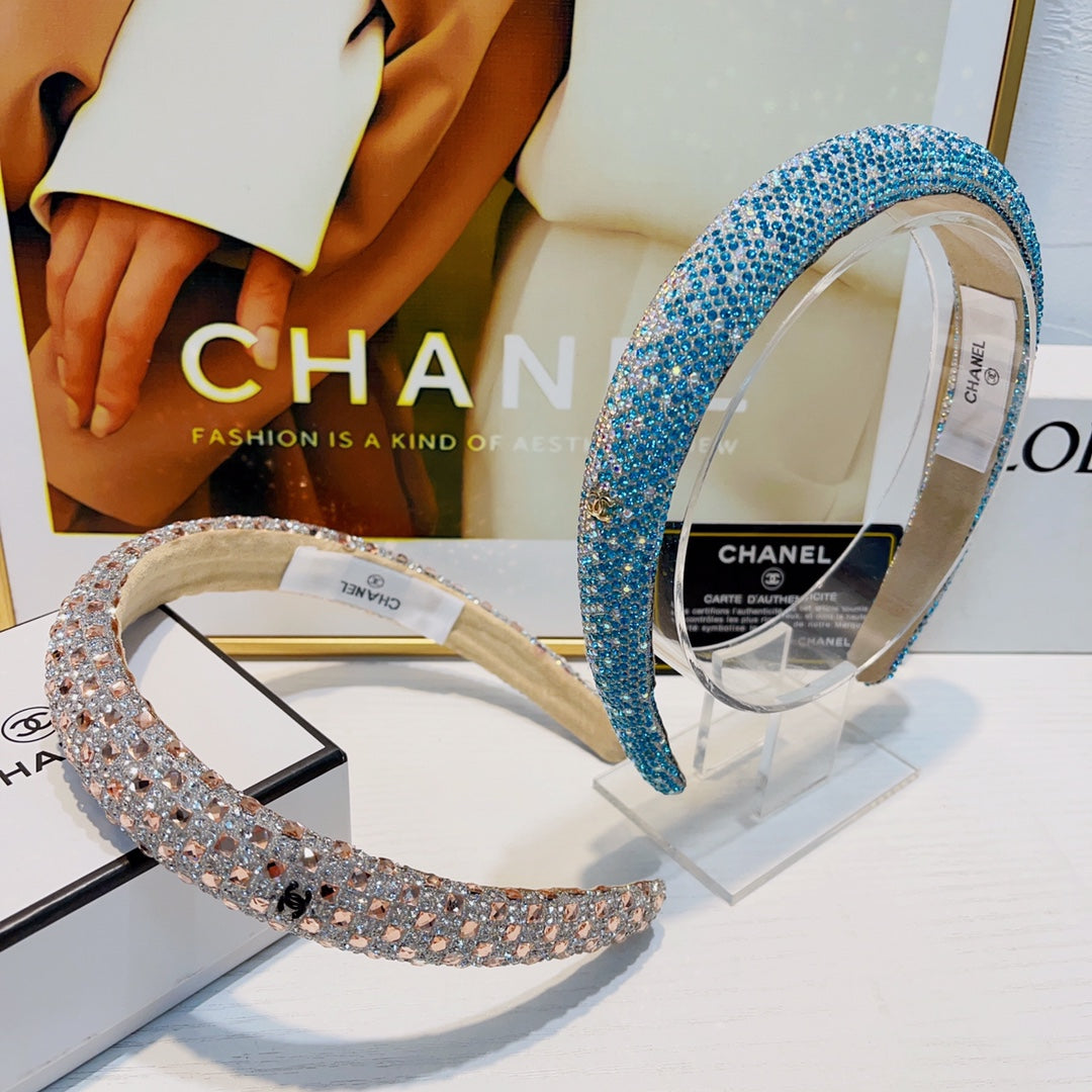 SKY BLUE CRYSTAL HAIRBAND 925617