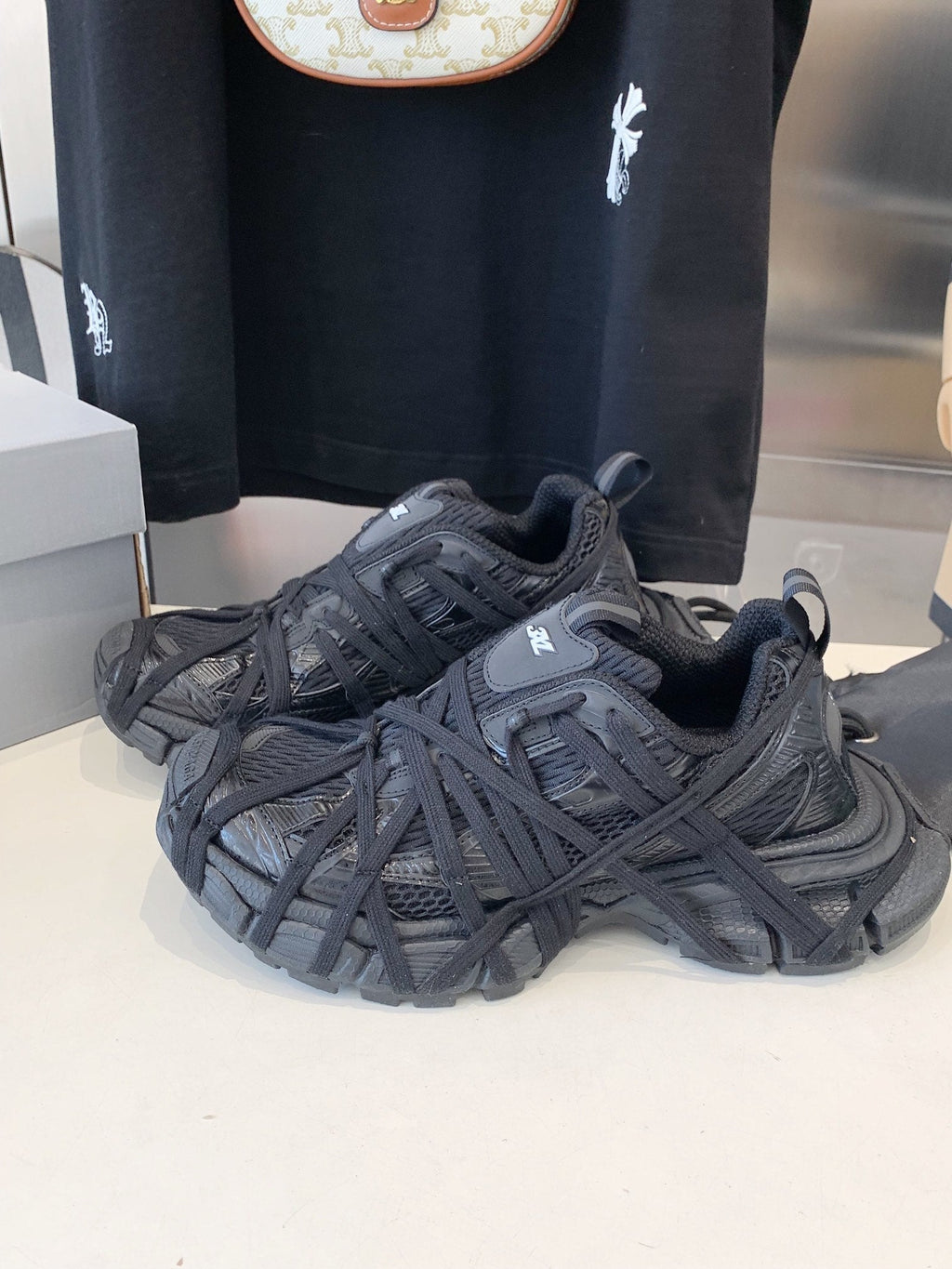 3XL EXTREME LACE BLACK SNEAKER BLACK
