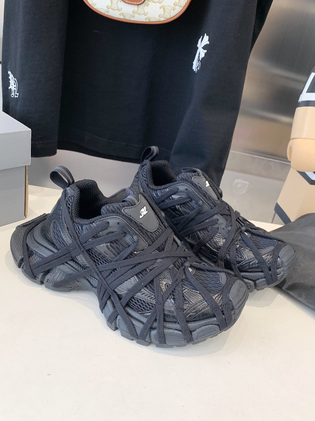 3XL EXTREME LACE BLACK SNEAKER BLACK