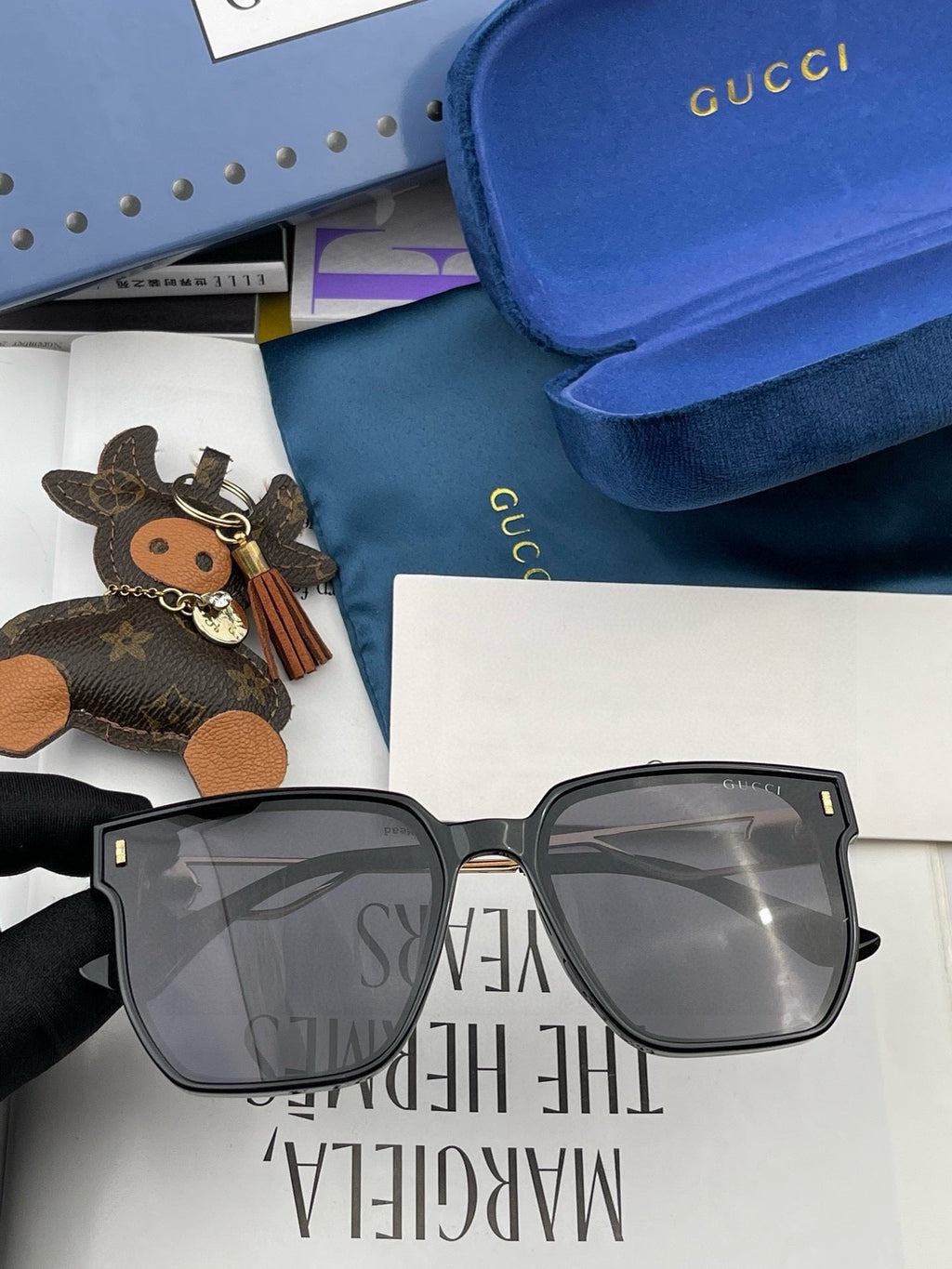 BUTTERFLY FRAME SUNGLASSES G9294 IN ACETATE