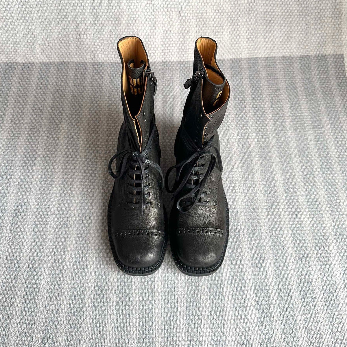 Boots Black Color Calfskin