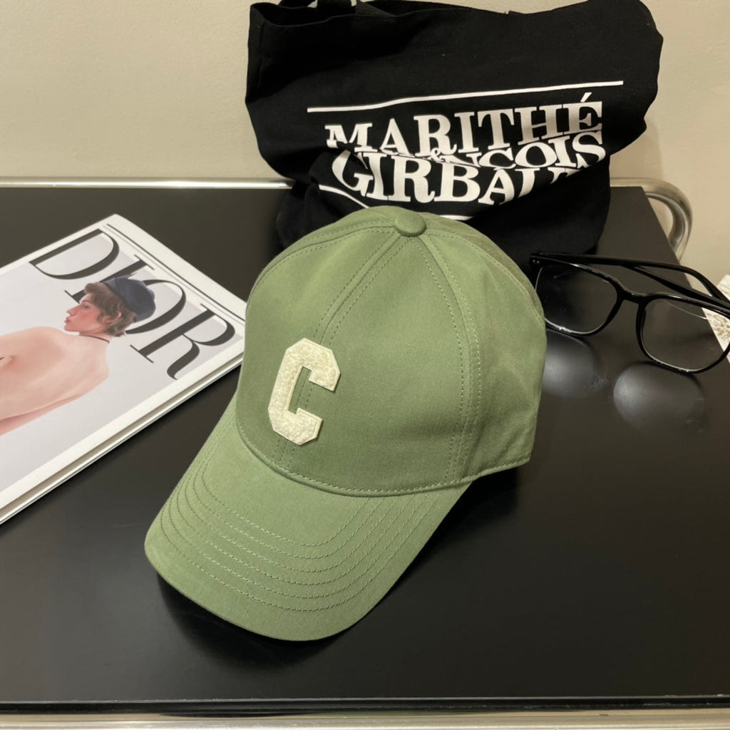 BASEBALL CAP MODEL 650701 IN GREEN COTTON