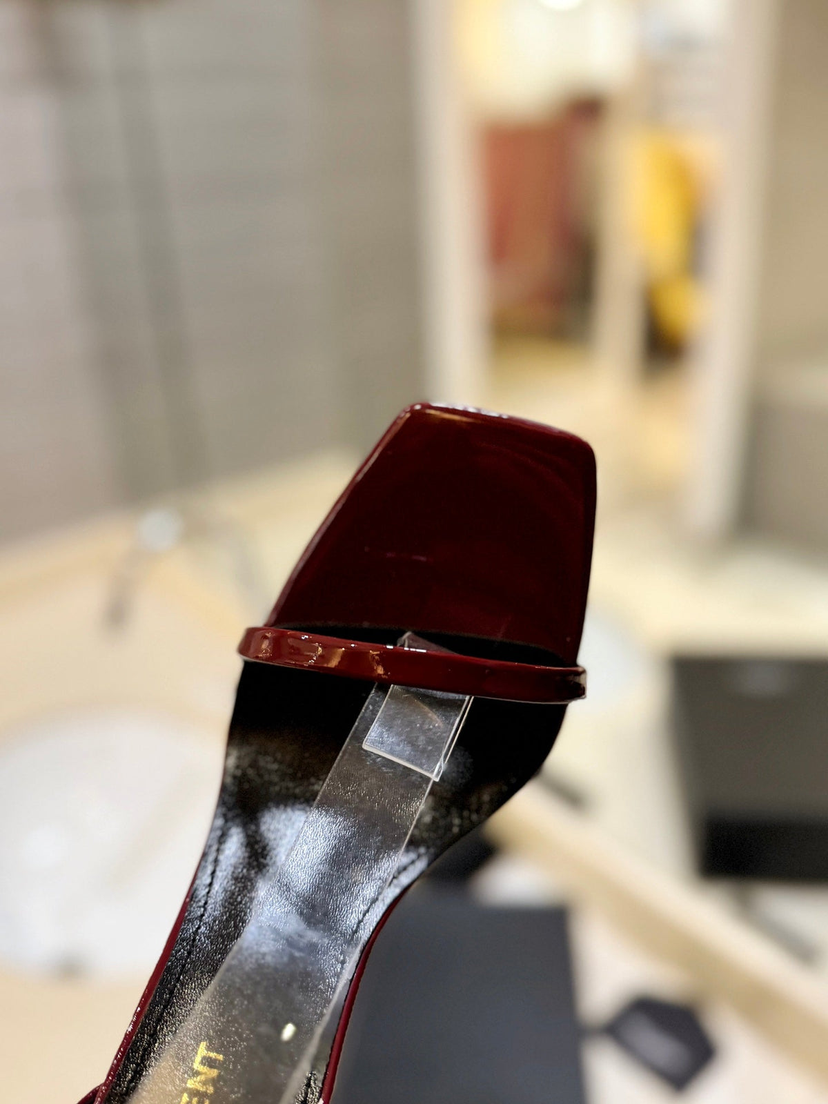 SL OPYUM SANDALS 105 JAM POLISHED CALFSKIN