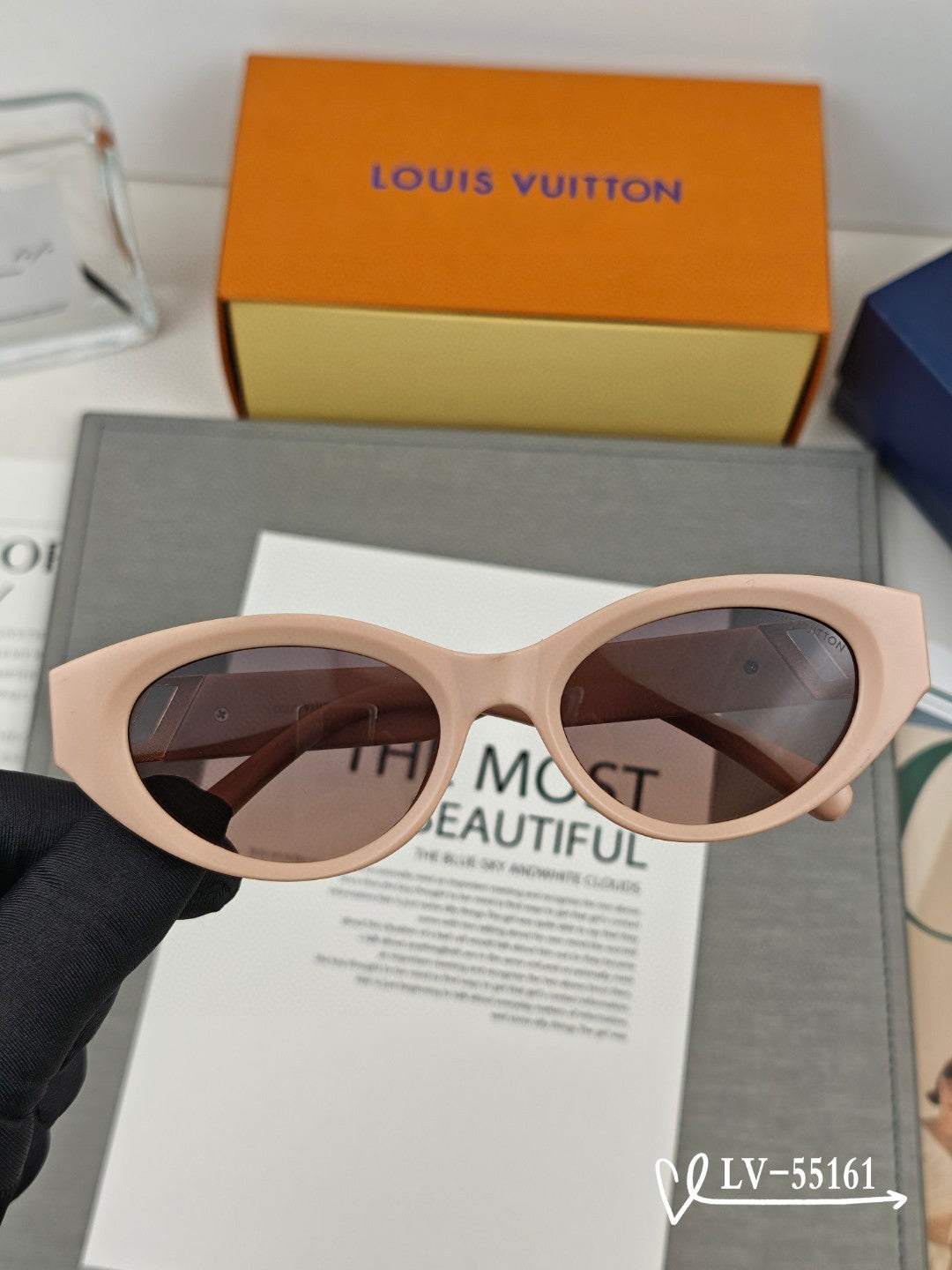 CAT EYE SUNGLASSES 55161 IN ACETATE