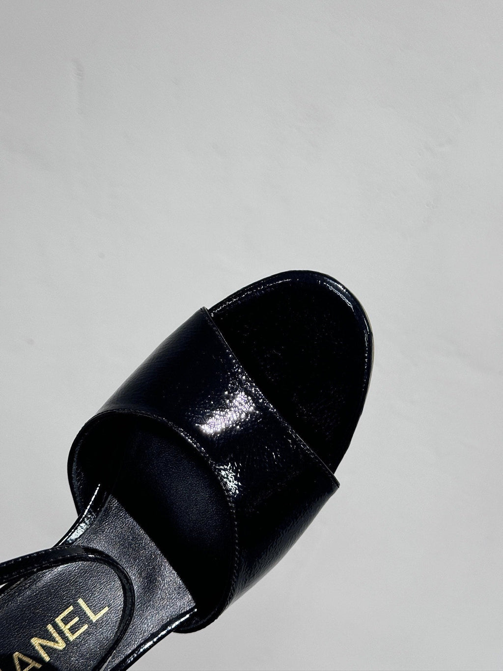 BLOCK HEEL SANDALS BLACK SHEEPSKIN