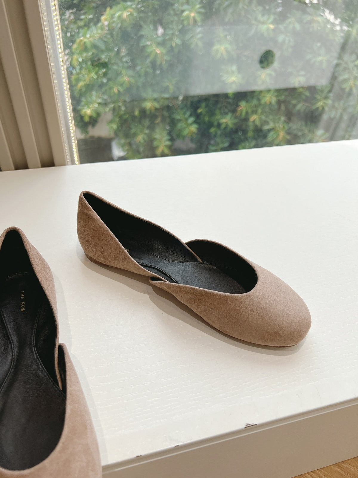 SL GEMMA BALLET FLAT TAN SUEDE