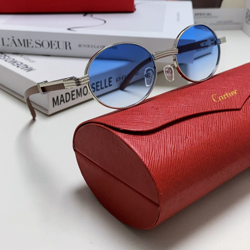PREMIÈRE ROUND FRAME SUNGLASSES CT0464S IN METAL