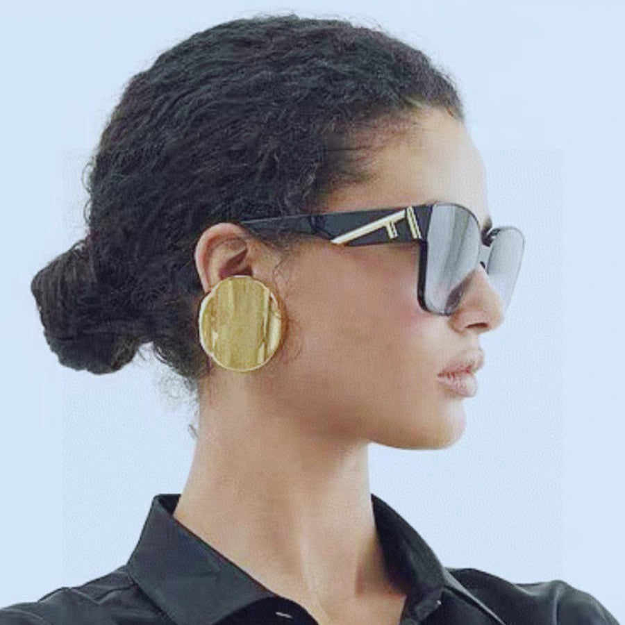 ROMA SQUARE FRAME SUNGLASSES 542083 IN ACETATE