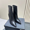 SL OPYUM HEELED BOOT BLACK CALFSKIN