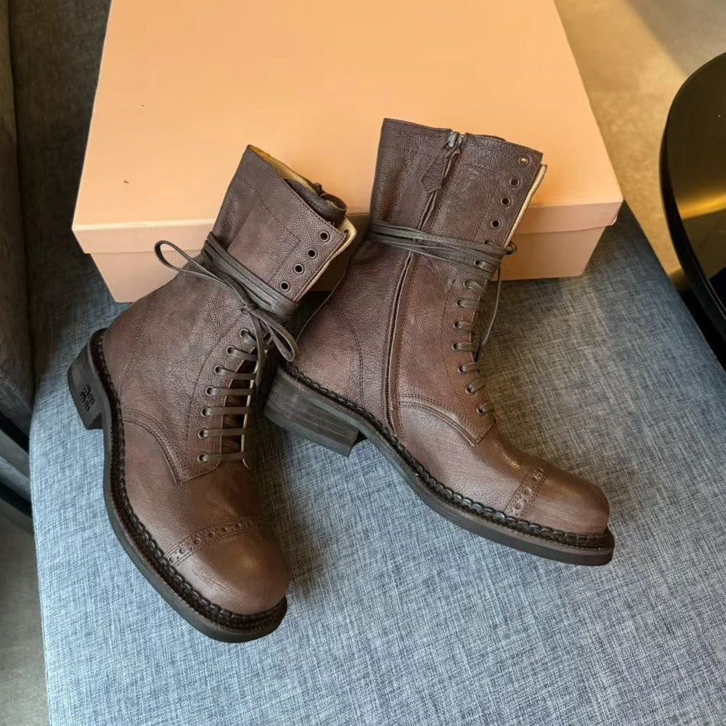 Boots Wood Color Calfskin